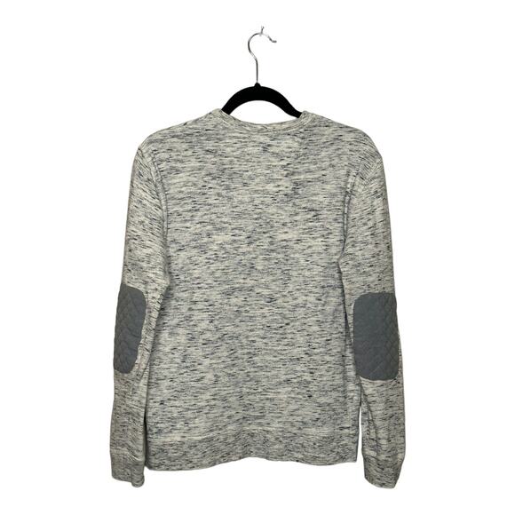 Robert Graham gray blue long sleeves elbow patches sweatshirt size Small - Picture 9 of 9